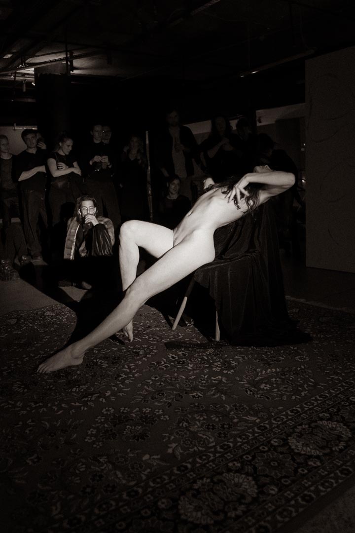 Performance on the persian rug.