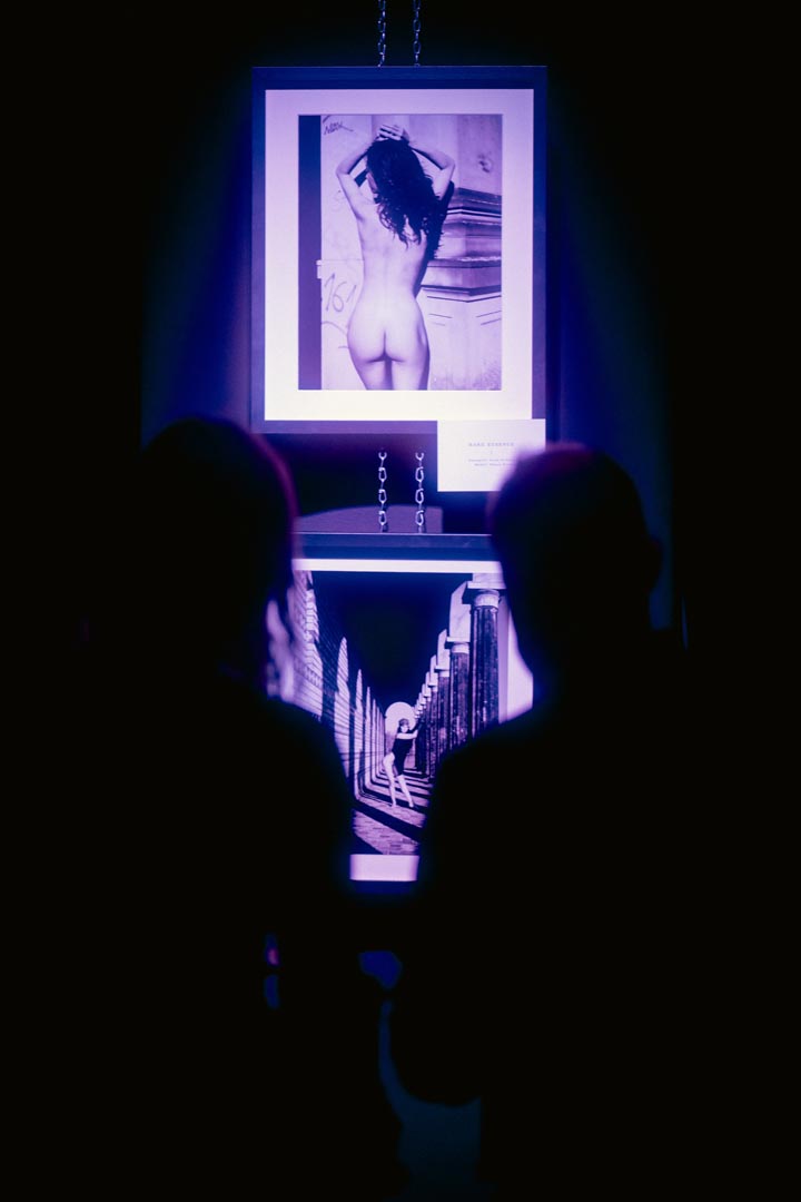The silhouettes before the print.